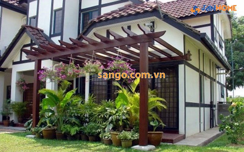 Giàn hoa ngoài trời đẹp sang trọng và bền lâu